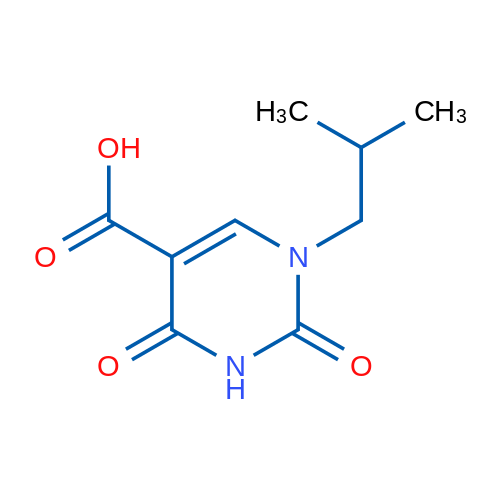1-(2-Methylpropyl)-2,4-dioxo-1,2,3,4-tetrahydropyrimidine-5-carboxylic acid 1g