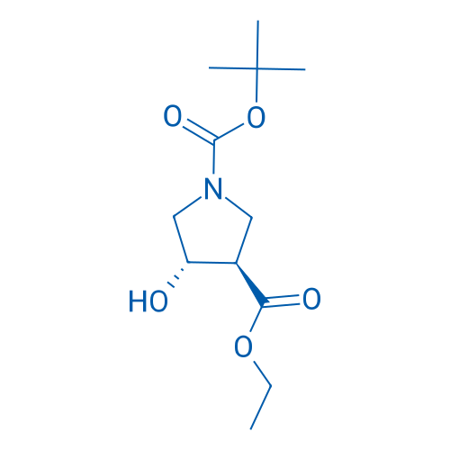 1-(tert-Butyl) 3-ethyl (3R,4S)-4-hydroxypyrrolidine-1,3-dicarboxylate 50mg