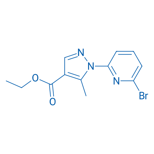 Ethyl 1-(6-bromopyridin-2-yl)-5-methyl-1H-pyrazole-4-carboxylate 250mg