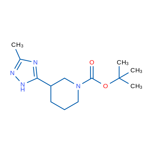 tert-Butyl 3-(3-methyl-1H-1,2,4-triazol-5-yl)piperidine-1-carboxylate 1g