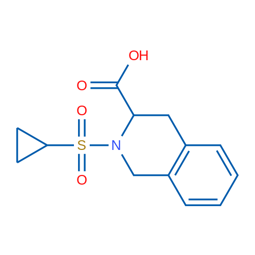 2-(Cyclopropylsulfonyl)-1,2,3,4-tetrahydroisoquinoline-3-carboxylic acid 1g