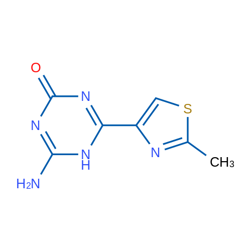 4-Amino-6-(2-methyl-1,3-thiazol-4-yl)-2,5-dihydro-1,3,5-triazin-2-one 1g
