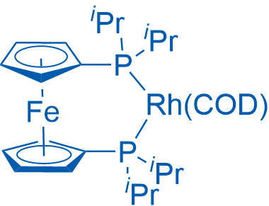 1,1'-Bis(di-i-propylphosphino)ferrocene(1,5-cyclooctadiene)rhodium(I) 1g