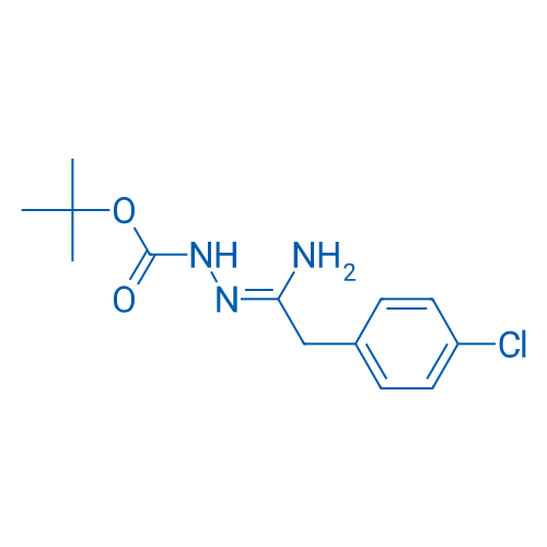 tert-Butyl 2-(1-amino-2-(4-chlorophenyl)ethylidene)hydrazinecarboxylate 1g