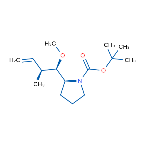 (S)-tert-Butyl 2-((1R,2S)-1-methoxy-2-methylbut-3-en-1-yl)pyrrolidine-1-carboxylate 1g
