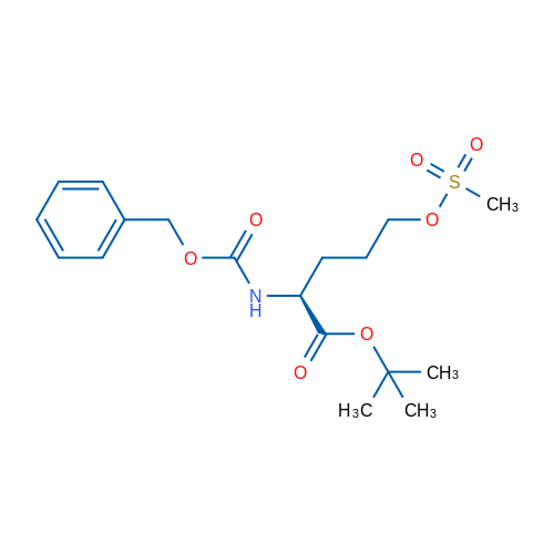 (S)-tert-Butyl 2-(((benzyloxy)carbonyl)amino)-5-((methylsulfonyl)oxy)pentanoate 1g