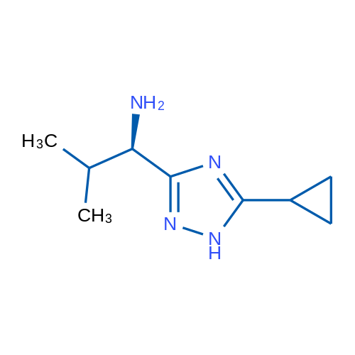 (1R)-1-(5-Cyclopropyl-1H-1,2,4-triazol-3-yl)-2-methylpropan-1-amine 1g