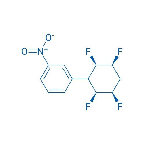 Rel-1-nitro-3-((2R,3S,5R,6S)-2,3,5,6-tetrafluorocyclohexyl)benzene 100mg