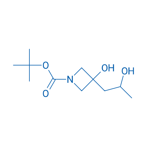 tert-butyl 3-hydroxy-3-(2-hydroxypropyl)azetidine-1-carboxylate 100mg