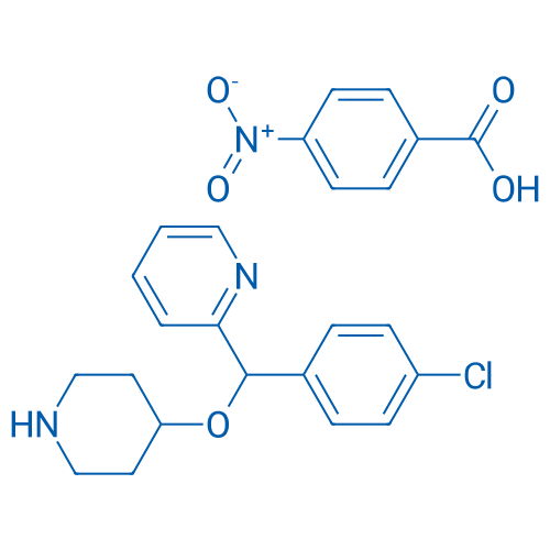 2-((4-Chlorophenyl)(piperidin-4-yloxy)methyl)pyridine 4-nitrobenzoate 1g