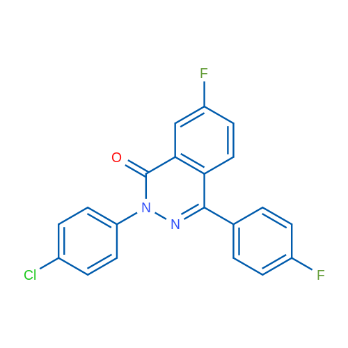 2-(4-Chlorophenyl)-7-fluoro-4-(4-fluorophenyl)-1,2-dihydrophthalazin-1-one 1g