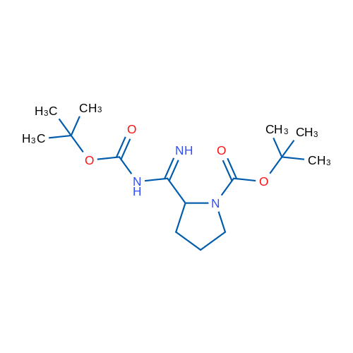 tert-Butyl 2-(N-(tert-butoxycarbonyl)carbamimidoyl)pyrrolidine-1-carboxylate 1g