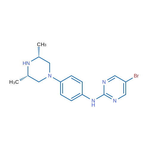5-Bromo-N-(4-(cis-3,5-dimethylpiperazin-1-yl)phenyl)pyrimidin-2-amine 25g