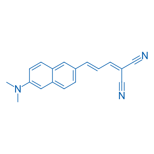 (E)-2-(3-(6-(Dimethylamino)naphthalen-2-yl)allylidene)malononitrile 25mg