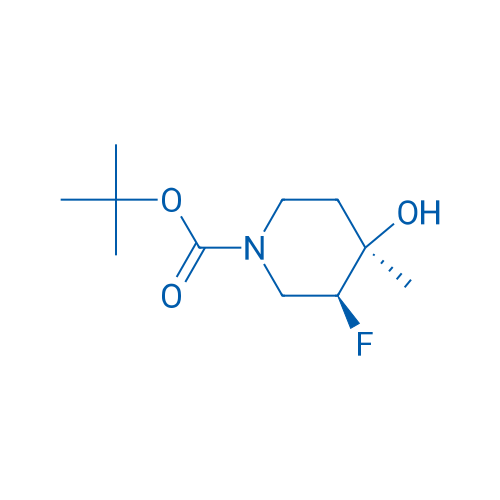 Trans-3-fluoro-4-hydroxy-4-methylpiperidine-1-carboxylic acid tert-butyl ester 1g