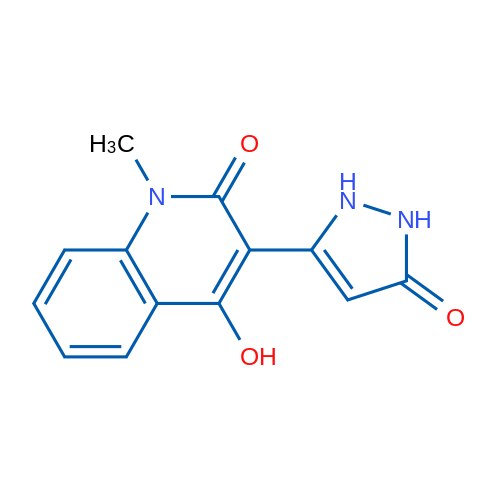 4-Hydroxy-1-methyl-3-(5-oxo-2,5-dihydro-1H-pyrazol-3-yl)-1,2-dihydroquinolin-2-one 1g