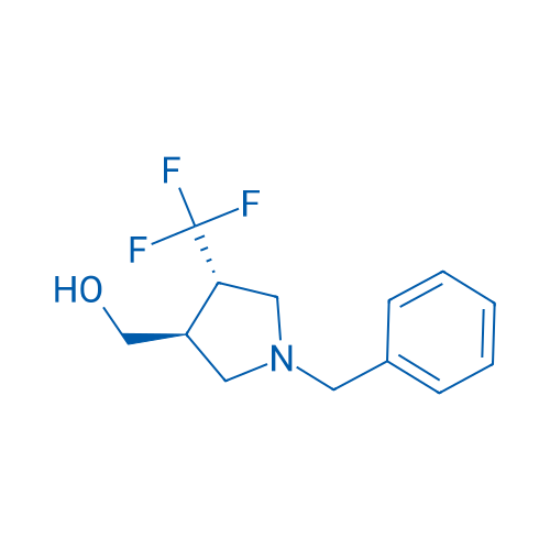 Rel-((3R,4R)-1-benzyl-4-(trifluoromethyl)pyrrolidin-3-yl)methanol 100mg