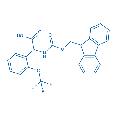 2-((((9H-Fluoren-9-yl)methoxy)carbonyl)amino)-2-(2-(trifluoromethoxy)phenyl)acetic acid 100mg