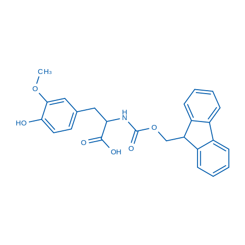 2-((((9H-Fluoren-9-yl)methoxy)carbonyl)amino)-3-(4-hydroxy-3-methoxyphenyl)propanoic acid 50mg