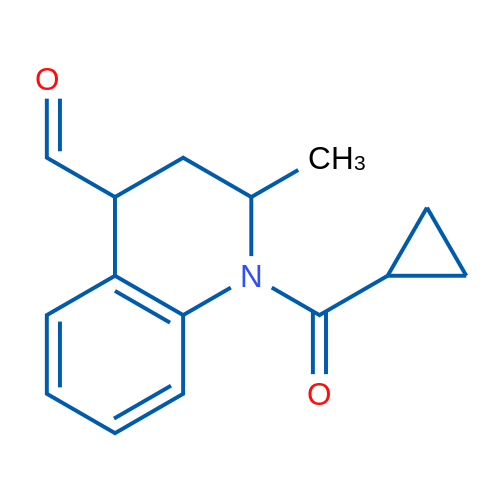 1-(Cyclopropanecarbonyl)-2-methyl-1,2,3,4-tetrahydroquinoline-4-carbaldehyde 1g