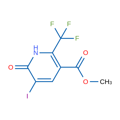 Methyl 5-iodo-6-oxo-2-(trifluoromethyl)-1,6-dihydropyridine-3-carboxylate 1g