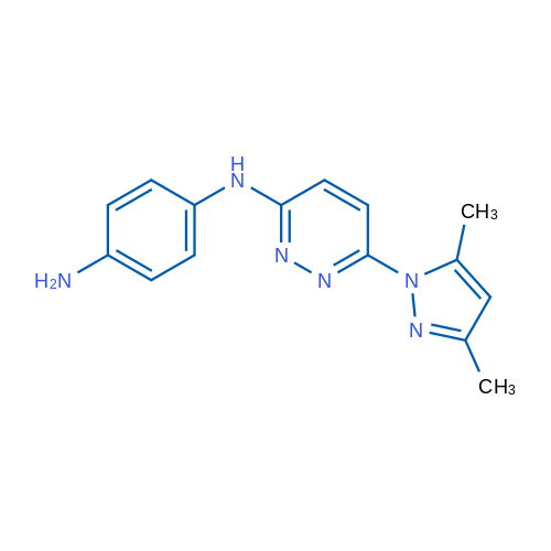 N1-(6-(3,5-Dimethyl-1H-pyrazol-1-yl)pyridazin-3-yl)benzene-1,4-diamine 1g