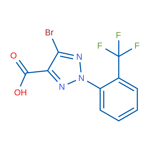 5-Bromo-2-(2-(trifluoromethyl)phenyl)-2H-1,2,3-triazole-4-carboxylic acid 1g