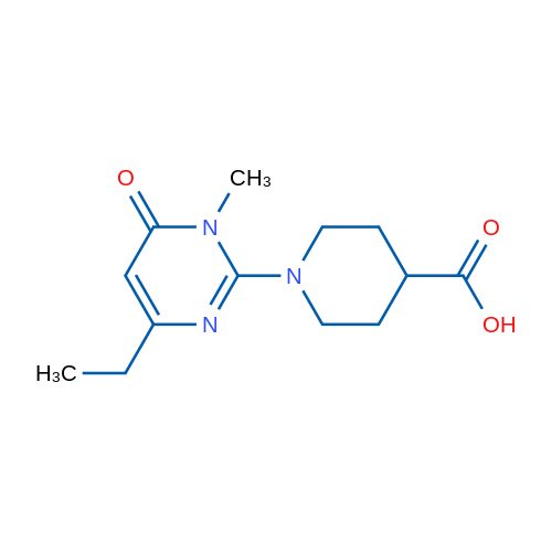 1-(4-Ethyl-1-methyl-6-oxo-1,6-dihydropyrimidin-2-yl)piperidine-4-carboxylic acid 1g