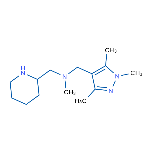 N-Methyl-1-(piperidin-2-yl)-N-((1,3,5-trimethyl-1H-pyrazol-4-yl)methyl)methanamine 1g