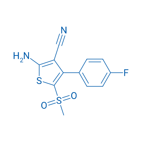 2-Amino-4-(4-fluorophenyl)-5-(methylsulfonyl)thiophene-3-carbonitrile 1g