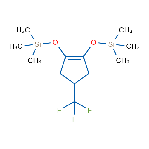 ((4-(Trifluoromethyl)cyclopent-1-ene-1,2-diyl)bis(oxy))bis(trimethylsilane) 1g