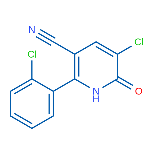 5-Chloro-2-(2-chlorophenyl)-6-oxo-1,6-dihydropyridine-3-carbonitrile 1g