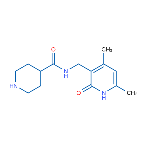 N-((4,6-Dimethyl-2-oxo-1,2-dihydropyridin-3-yl)methyl)piperidine-4-carboxamide 1g