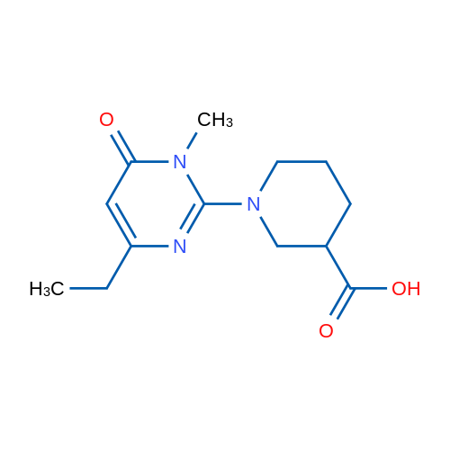 1-(4-Ethyl-1-methyl-6-oxo-1,6-dihydropyrimidin-2-yl)piperidine-3-carboxylic acid 1g