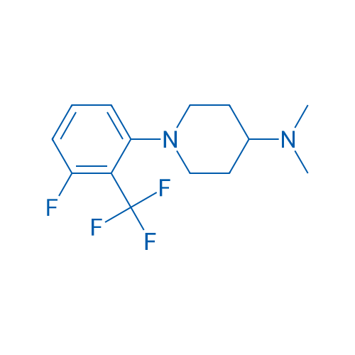 1-(3-Fluoro-2-(trifluoromethyl)phenyl)-N,N-dimethylpiperidin-4-amine 1g