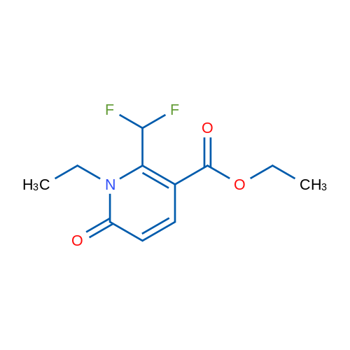 Ethyl 2-(difluoromethyl)-1-ethyl-6-oxo-1,6-dihydropyridine-3-carboxylate 1g