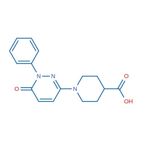 1-(6-Oxo-1-phenyl-1,6-dihydropyridazin-3-yl)piperidine-4-carboxylic acid 1g