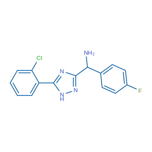 (5-(2-Chlorophenyl)-1H-1,2,4-triazol-3-yl)(4-fluorophenyl)methanamine 1g
