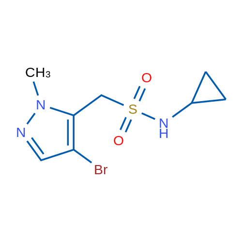 1-(4-Bromo-1-methyl-1H-pyrazol-5-yl)-N-cyclopropylmethanesulfonamide 1g