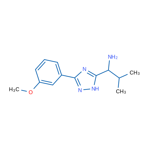 1-(3-(3-Methoxyphenyl)-1H-1,2,4-triazol-5-yl)-2-methylpropan-1-amine 1g