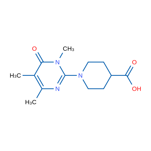 1-(1,4,5-Trimethyl-6-oxo-1,6-dihydropyrimidin-2-yl)piperidine-4-carboxylic acid 1g