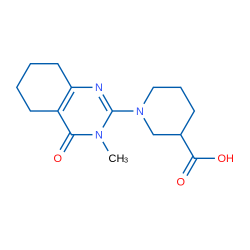 1-(3-Methyl-4-oxo-3,4,5,6,7,8-hexahydroquinazolin-2-yl)piperidine-3-carboxylic acid 1g