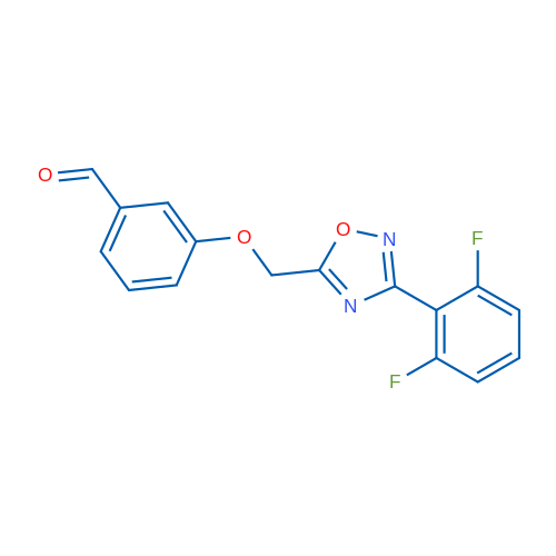 3-((3-(2,6-Difluorophenyl)-1,2,4-oxadiazol-5-yl)methoxy)benzaldehyde 1g
