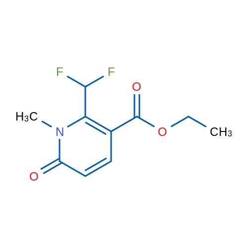 Ethyl 2-(difluoromethyl)-1-methyl-6-oxo-1,6-dihydropyridine-3-carboxylate 1g