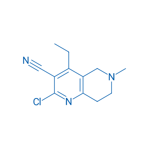 2-Chloro-4-ethyl-6-methyl-5,6,7,8-tetrahydro-1,6-naphthyridine-3-carbonitrile 1g