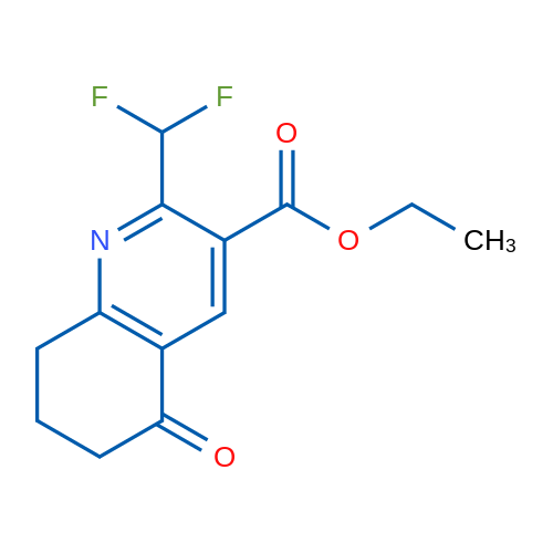 Ethyl 2-(difluoromethyl)-5-oxo-5,6,7,8-tetrahydroquinoline-3-carboxylate 1g