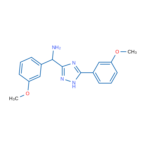 (3-Methoxyphenyl)(5-(3-methoxyphenyl)-1H-1,2,4-triazol-3-yl)methanamine 1g