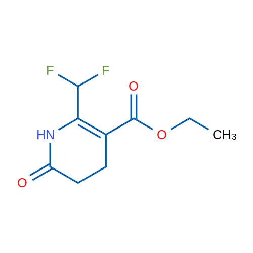 Ethyl 2-(difluoromethyl)-6-oxo-1,4,5,6-tetrahydropyridine-3-carboxylate 1g
