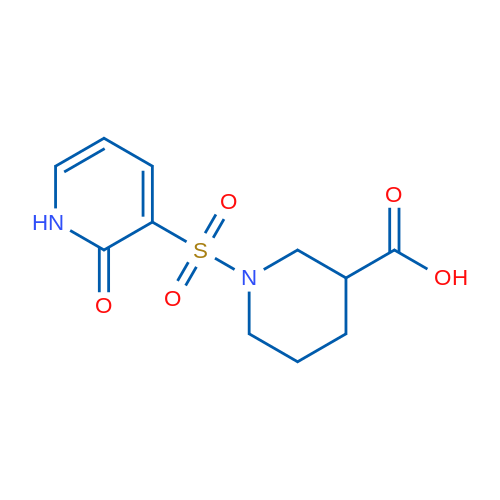 1-((2-Oxo-1,2-dihydropyridin-3-yl)sulfonyl)piperidine-3-carboxylic acid 1g