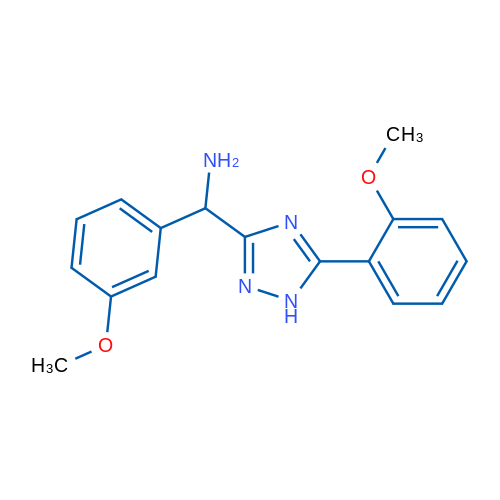 (3-Methoxyphenyl)(5-(2-methoxyphenyl)-1H-1,2,4-triazol-3-yl)methanamine 1g